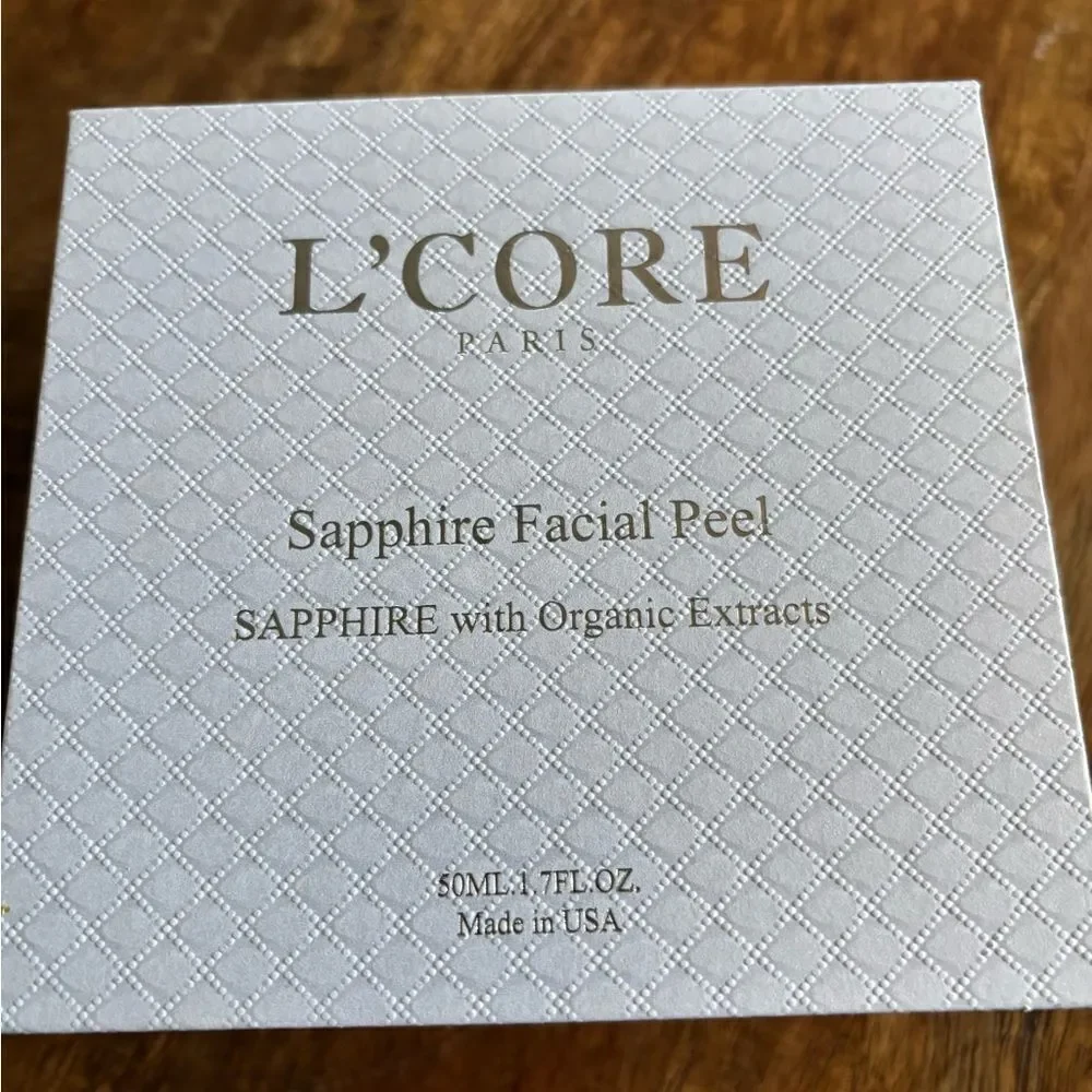 L’Core Paris Sapphire Facial Peel with organic extracts 1.7 oz